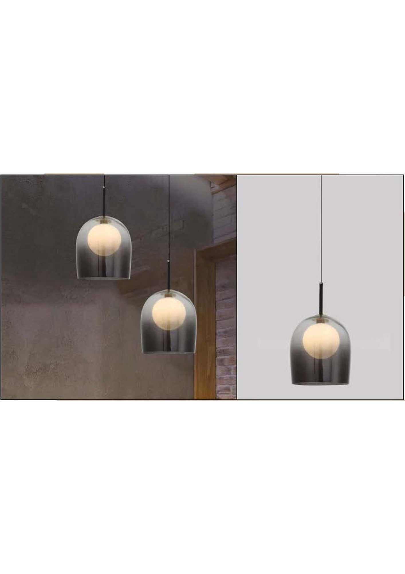 Beyond Lights - Glass Pendant Lamp- GL